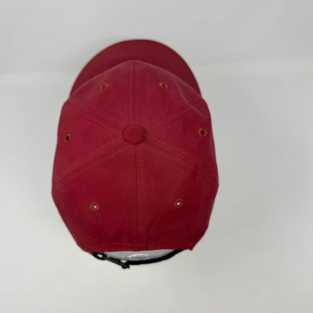 Nike Heritage86 Adjustable Hat Red Metallic Swoosh Cap 405043-618 One Size‎ Mens
